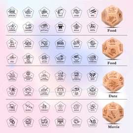 Weihnachtsstrumpffüller für Damen, Herren, Erwachsene, für Damen und Herren, zum Jahrestag, Holzentscheidungswürfel, Geschenke für Paare, weißer Elefant, Valentinstag, für ihn, Freundin, Freund,