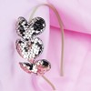 Valentine's Day Heart Headband Khaki Love Sequin Hair Band Heart