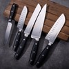 linoroso 5 Pcs Knife Set with Magnetic Knife Strip, Sharp