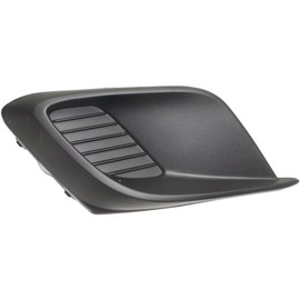 DAT AUTO PARTS Front Left Driver Side Fog Light Cover Lamp Hole Grille Trim Molding Insert Replacement For 2014-2016 Mazda 3 for Sedan/Hatchback Black Textured Plastic MA1038122 BHN150C21A