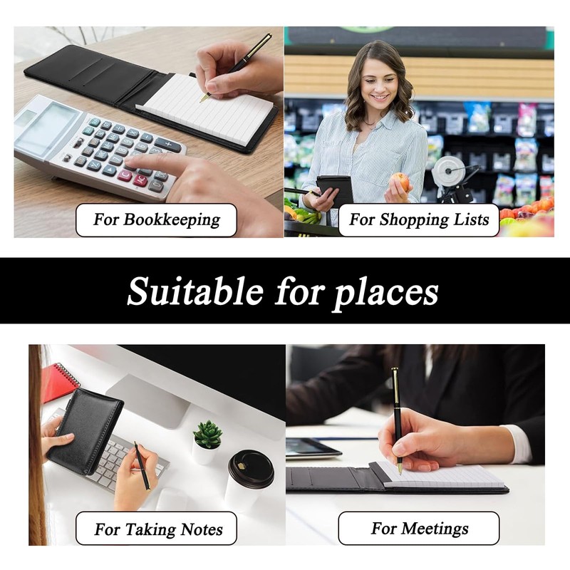 LINXINS A7 Notebook Pocket Notebook with Pen, Small Notebooks Pocket