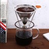 Stainless Steel Reusable Coffee Dripper Filter Coffee Cone with Mesh