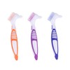 FRUTA 3 Pcs Denture Cleaning Brushes False Teeth Cleaning Brush