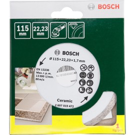 Bosch Home and Garden Diamanttrennscheibe für Fliesen (115 mm)
