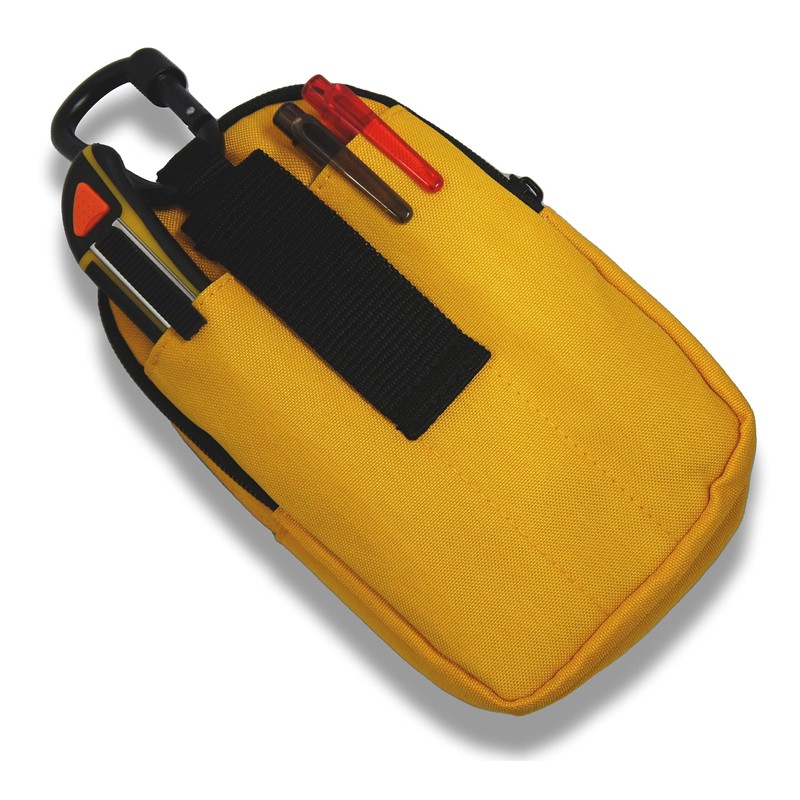Multi-functional Work Pouch WK-06YE with 2-Way Belt Loops / Carabiner