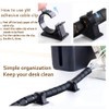 Fanoshon Black Computer Cable Management Sleeve Tube Under Desk Cord