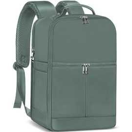 OTAHGK Cabin Bags 40x20x25 for Ryanair Underseat Carry-Ons Travel Backpack, Hand Luggage Backpack Cabin Size 20L, Laptop Backpack Small Travel Bag-Green