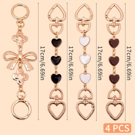 Kalumy Bag Purse Extender Chain Strap Replacement Purse Charms Accessories for Handbag Shoulder Bag Making Supplies