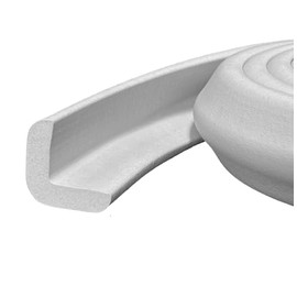 Kidkusion Baby Proof Edge Guards for Safety | Made in The USA | 24 Feet | Off White | Edge Protectors for Furniture, Tables, Fireplaces | Heavy Duty Tape Included