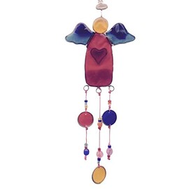 Angel Suncatcher 29cm (Red/Orange)