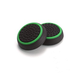 Silicone Analog Thumb Grip Stick Cap Cover Joystick Cap Thumbstick Cover for Switch NS NX Joy-Con Controller (Black -Green)