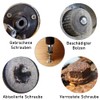 Treki 22 Pieces Damaged Screw Extractor Professional Left Extractor, HSS