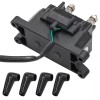Caltric 4015095 4013465 Winch Contactor Solenoid Relay w/ Caps for
