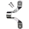 SISI UK Hanging Rod Wardrobe Rail Bracket Supports, Chrome, Pack