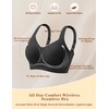 KeepMyself Bras for Women no Underwire Wireless Full Coverage Seamless