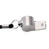 Cisixin 2-Piece Stainless Steel Whistle Whistle with Lanyard
