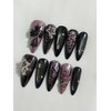 Happy Cross Handmade Nail Tips - Round (Length - Parts