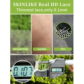 QDOMEIAI 4x4 Real HD Swiss Lace Closure Only, Pre Plucked Single Knot Straight Human Hair Lace Closure Keep Soft and Silky After Multiple Washes 100% Cambodian Raw Hair(20 Inch，Straight)