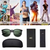 SOJOS Polarized Round Sports Sunglasses for Women Ultralight Oversized TR90