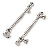 khtumeware 10 Pack 8inch(203mm) Hole Center Polished Nickel Cabinet Pulls