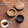 Ordisy Ashtray Wooden with Lid, Stainless Steel with Lid, Tabletop,