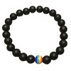 Steinfixx ® Obsidian Bead Bracelet "Detoxification" with Chakra Bead -