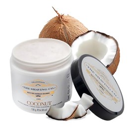 The Shaving Co Crema para Afeitar Coco. Coconut Shaving Cream. 130 gr. Para el ritual del afeitado disfruta de esta exquisita obra maestra. Contiene Vitaminas B5, E, F y P. Paraben Free. Vegano. 130 gr. Unisex