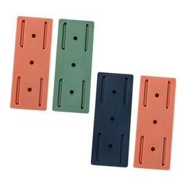 Angoily 8pcs Cable Management Under Desk Power Strip Fixation Wall Mount Holders Strips Organizer Easy Install Random Color