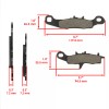 Caltric Front & Rear Brake Pads for Kawasaki KX85 KX