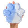 Cat Fidget Toy, Big Squeeze, Giant Blue and White Cat