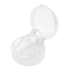 [Antibacterial] Ear Plugs (Shell Type), Commercial Use, 30 Pairs (60 Pieces) + Case Included, Transparent