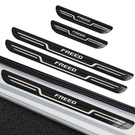 FREED Car Side Step Guard & Scuff Plate | Exclusive Door Scratch Protector, Door Sill Trim Strip| 304 Stainless Steel Material Upgraded Collision Avoidance | Stylish & Elegant Anti-Scratch Impact