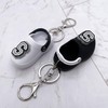 MZLGEK Cute Shoe Keychains with Initial Letters, Mini Backpack Key