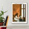 CHJQIERX Edward Hopper Fall Canvas Wall Art - Girl At