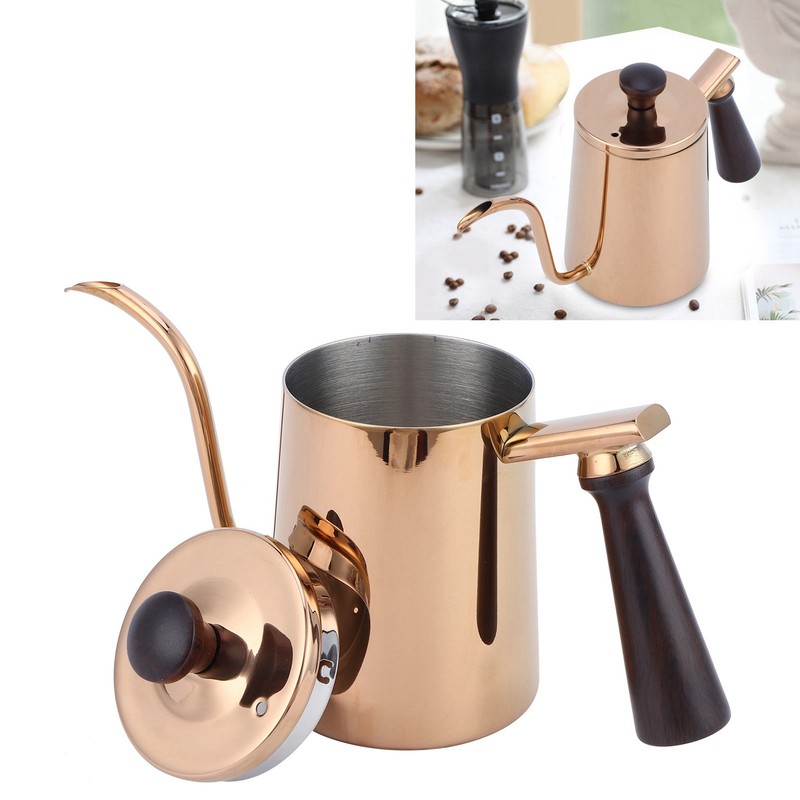 700ml Coffee Kettle 304 Stainless Steel Gooseneck Spout Coffee Drip
