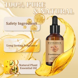 Wuvezrub Wuvezrub Frankincense Essential Oil 60ML - 100% Pure and Natural Oils for Aromatherapy Diffuser - 2 Fl Oz/Frankincense