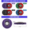 Paint Stripper Discs for Angle Grinder, 4-1/2" x 7/8", 12-Pack,
