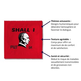 CALLVIN | Single | Original Funny Gift | Memorable Memories | Soft and Durable Latex | Made and Printed in France (Universal, Shall i Put In)