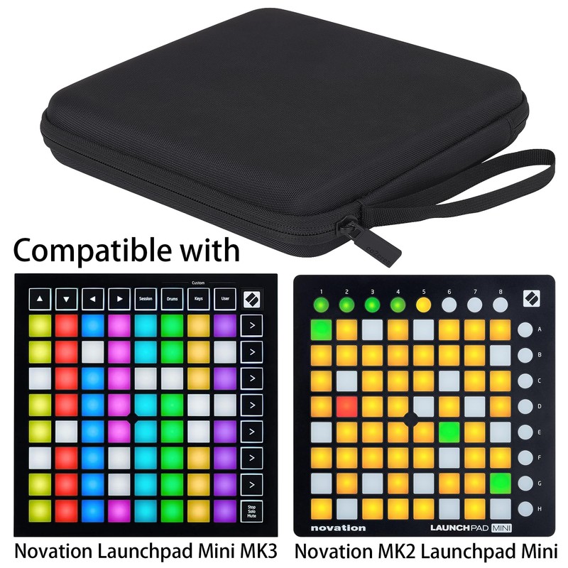 co2CREA Hard Travel Case Replacement for Novation Launchpad Mini MK3