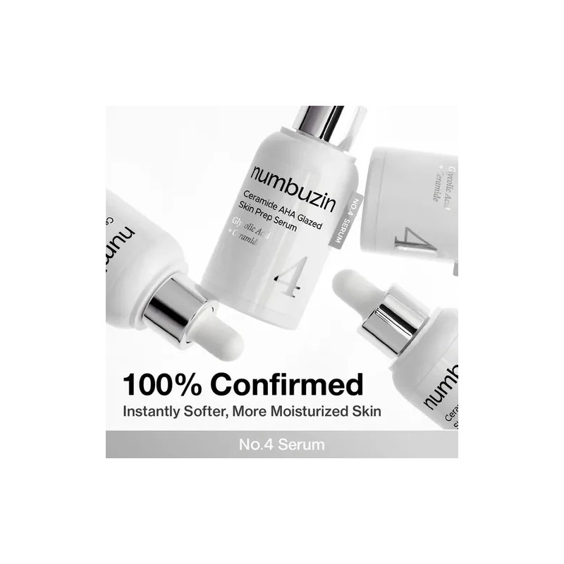 Numbuzin 4 Ceramide Aha Glazed Skin Prep Serum Todo Tipo