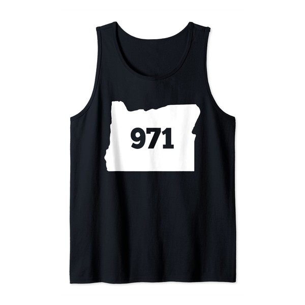 Oregon 971 Area Code Tank Top