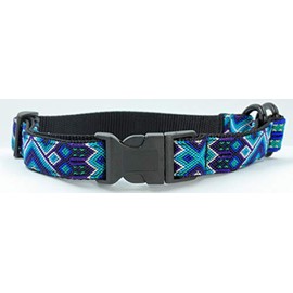 Holly G Accessories Azulik Premium Hand Woven Dog Collar by Heka Pet - Size M/L