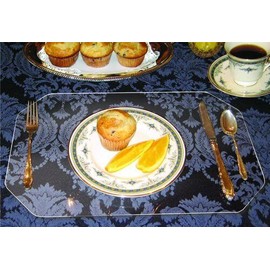 CounterArt Clear Acrylic Placemat, Set of 2