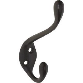 National (10)-National Hardware Heavy-Duty Oil Rub Bronze Garment Coat Hook N331-066