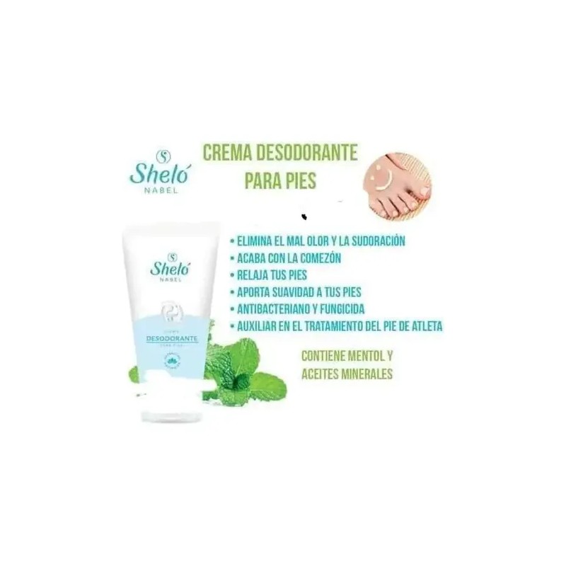 Crema Desodorante Para Pies Sheló Nabel 60ml