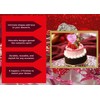 6x Valentine's Day Acrylic Cupcake Toppers Heart shaped Tags Valentines