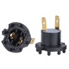 Pair of Headlight Socket Lamp Holder Replacement for 3 5