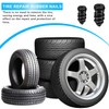 NQEUEPN 40pcs Car Tyre Repair Nails, Rubber Tire Screws with