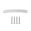 Trolley handle caravan 248 mm handle plastic with cover caps,