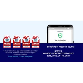 Bitdefender Mobile Security 1 Gerät / 18 Monate (Code in a Box)